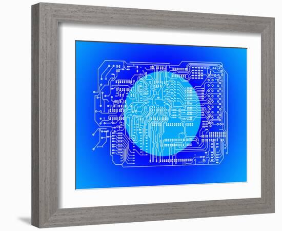 Circuit Board-Mehau Kulyk-Framed Photographic Print