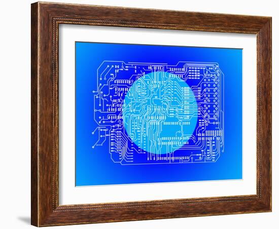 Circuit Board-Mehau Kulyk-Framed Photographic Print