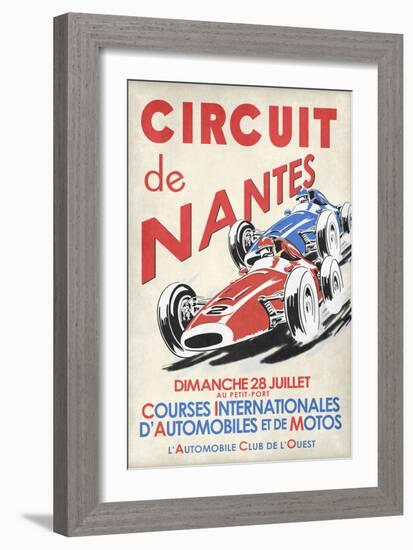 Circuit De Nantes 1946-Mark Rogan-Framed Art Print