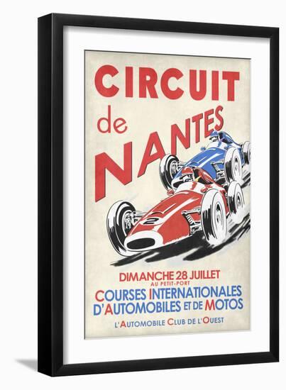 Circuit De Nantes 1946-Mark Rogan-Framed Art Print