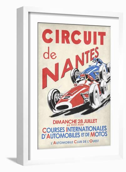 Circuit De Nantes 1946-Mark Rogan-Framed Art Print