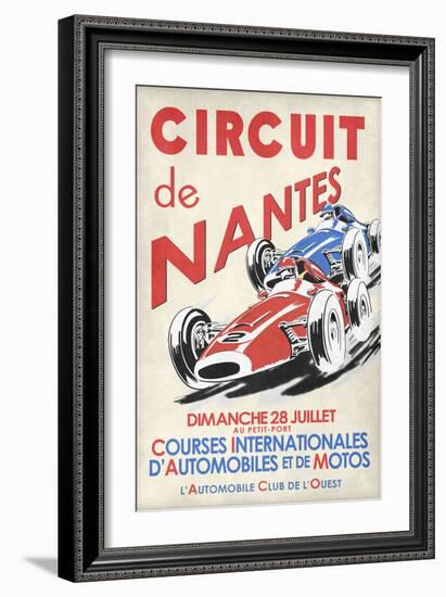 Circuit De Nantes 1946-Mark Rogan-Framed Art Print