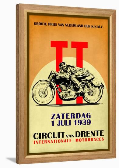 Circuit van Drente TT 1939-Mark Rogan-Framed Stretched Canvas