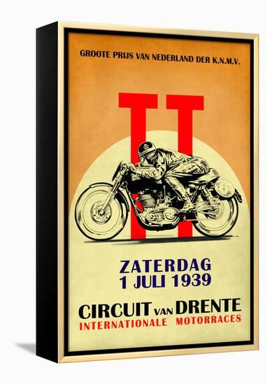 Circuit van Drente TT 1939-Mark Rogan-Framed Stretched Canvas