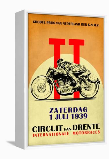 Circuit van Drente TT 1939-Mark Rogan-Framed Stretched Canvas