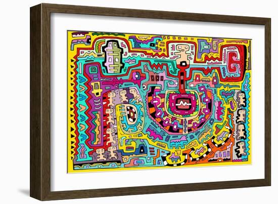 Circuits XV-Miguel Balbás-Framed Giclee Print