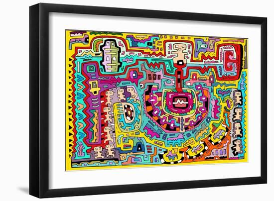 Circuits XV-Miguel Balbás-Framed Giclee Print