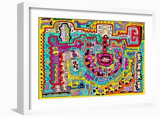 Circuits XV-Miguel Balbás-Framed Giclee Print