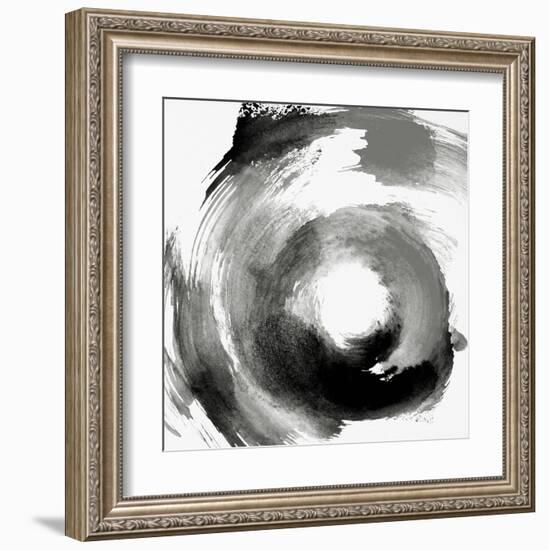 Circular Abstract I.-null-Framed Art Print