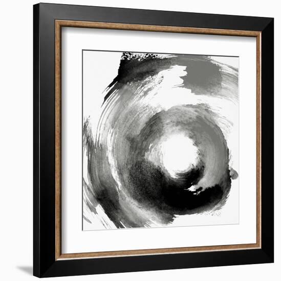 Circular Abstract I.-null-Framed Art Print