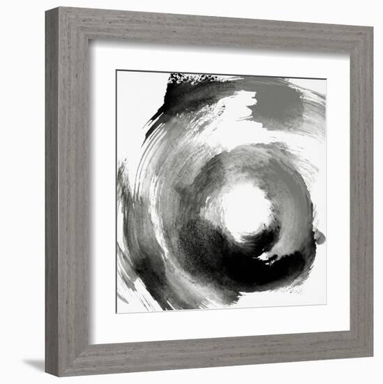 Circular Abstract I.-null-Framed Art Print