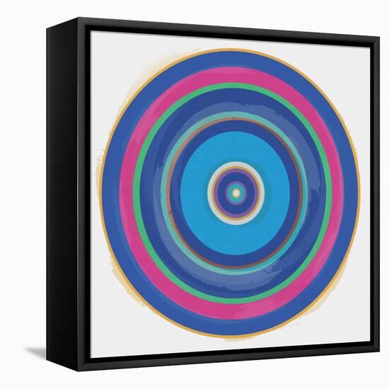 Circular Appeal 1-Savannah Miller-Framed Stretched Canvas