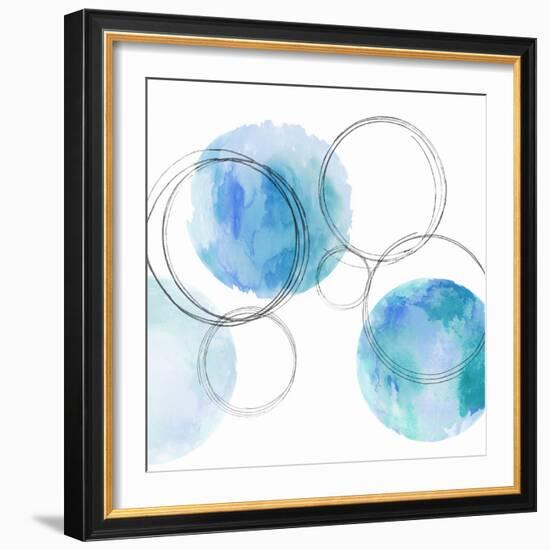 Circular Aqua II-Natalie Harris-Framed Art Print