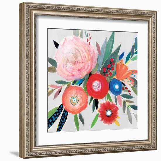 Circular Color Palette I-Isabelle Z-Framed Art Print