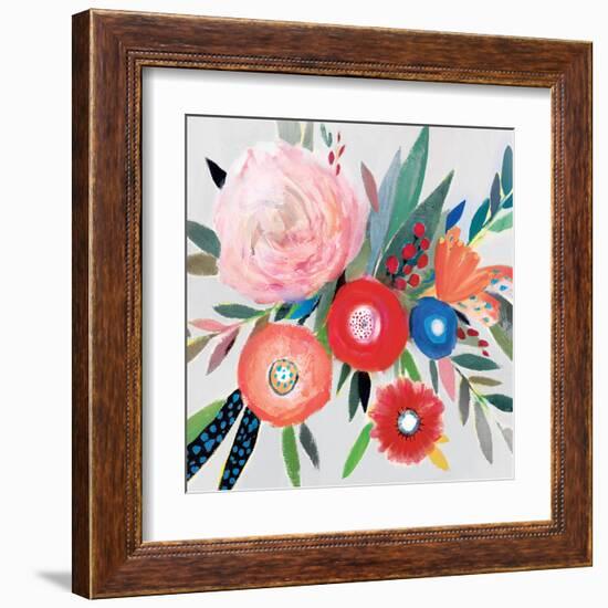 Circular Color Palette I-Isabelle Z-Framed Art Print