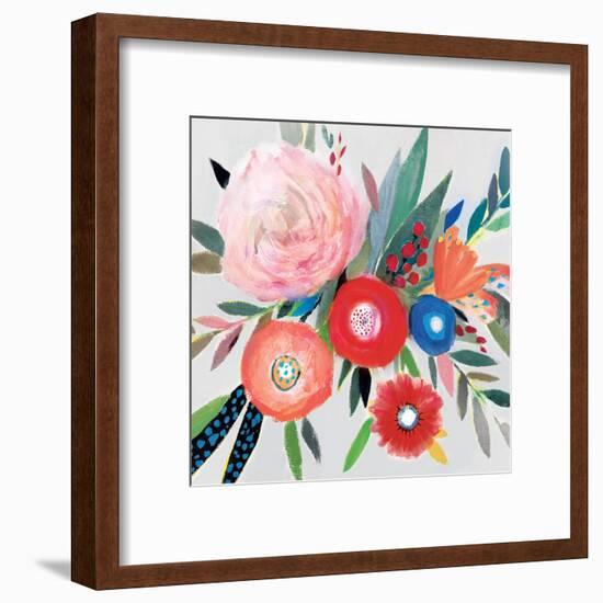 Circular Color Palette I-Isabelle Z-Framed Art Print