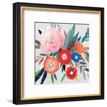Circular Color Palette I-Isabelle Z-Framed Art Print