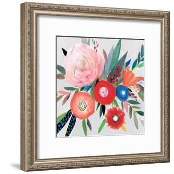 Circular Color Palette I-Isabelle Z-Framed Art Print