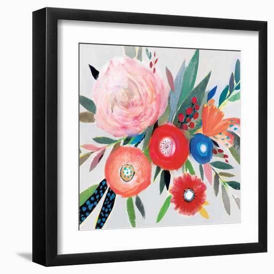 Circular Color Palette I-Isabelle Z-Framed Art Print