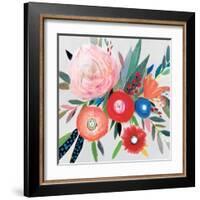 Circular Color Palette I-Isabelle Z-Framed Art Print