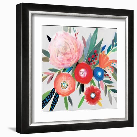 Circular Color Palette I-Isabelle Z-Framed Art Print