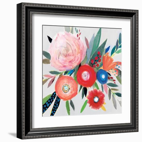 Circular Color Palette I-Isabelle Z-Framed Art Print