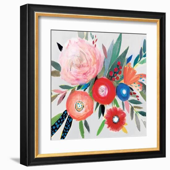 Circular Color Palette I-Isabelle Z-Framed Art Print