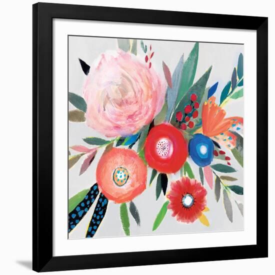 Circular Color Palette I-Isabelle Z-Framed Art Print