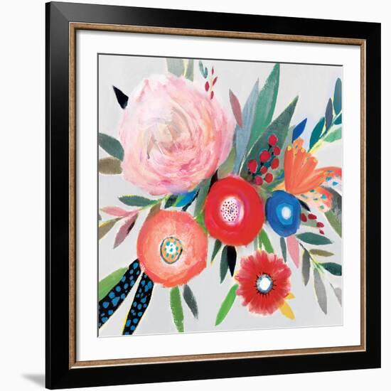 Circular Color Palette I-Isabelle Z-Framed Art Print