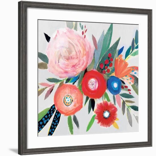 Circular Color Palette I-Isabelle Z-Framed Art Print