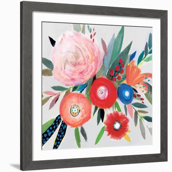 Circular Color Palette I-Isabelle Z-Framed Art Print