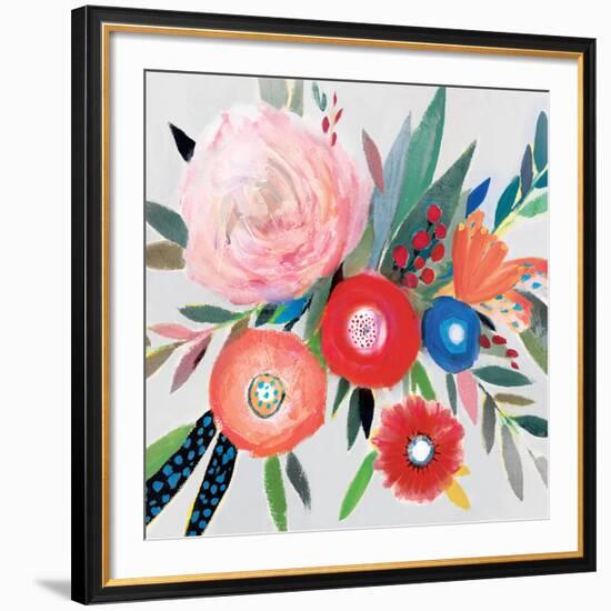 Circular Color Palette I-Isabelle Z-Framed Art Print