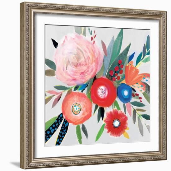 Circular Color Palette I-Isabelle Z-Framed Art Print