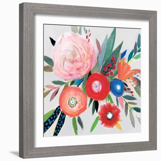 Circular Color Palette I-Isabelle Z-Framed Art Print