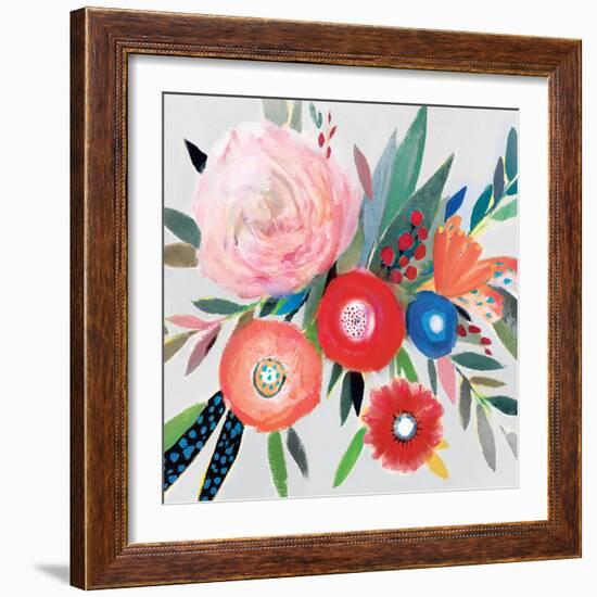 Circular Color Palette I-Isabelle Z-Framed Art Print