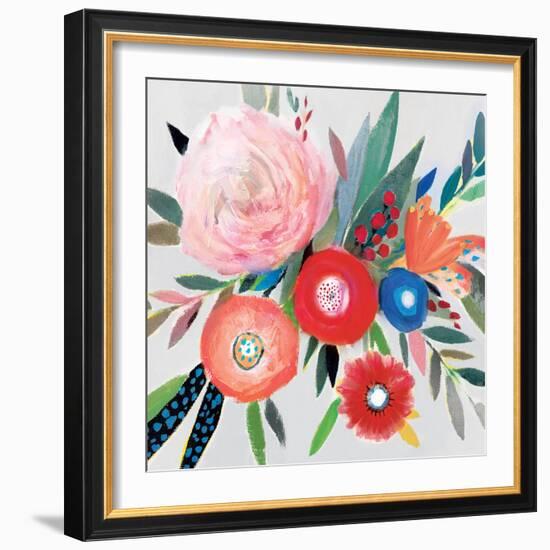 Circular Color Palette I-Isabelle Z-Framed Art Print