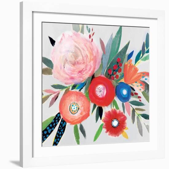 Circular Color Palette I-Isabelle Z-Framed Giclee Print