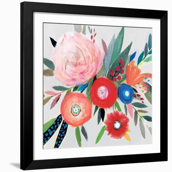 Circular Color Palette I-Isabelle Z-Framed Giclee Print