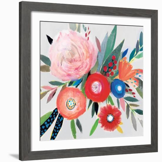 Circular Color Palette I-Isabelle Z-Framed Giclee Print