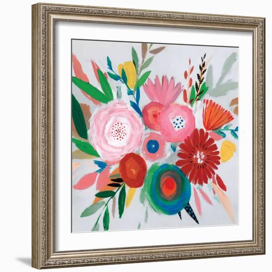 Circular Color Palette II-Isabelle Z-Framed Art Print