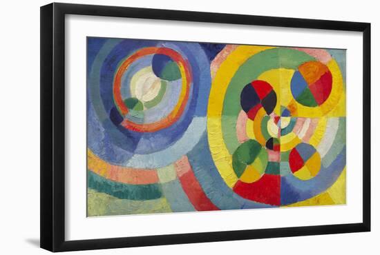 Circular Forms, 1930-Robert Delaunay-Framed Premium Giclee Print