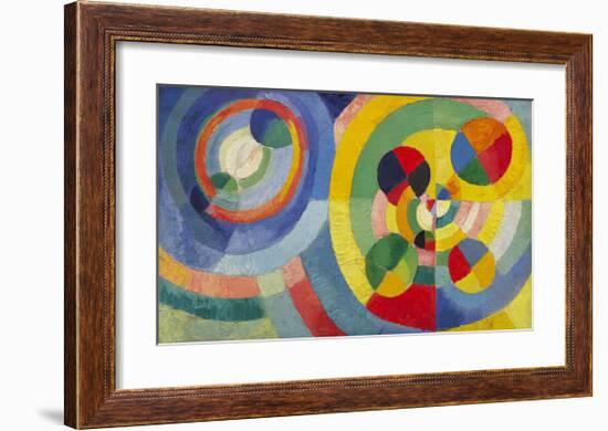 Circular Forms, 1930-Robert Delaunay-Framed Premium Giclee Print