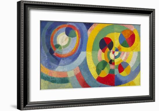 Circular Forms, 1930-Robert Delaunay-Framed Premium Giclee Print