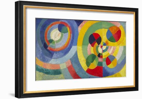 Circular Forms, 1930-Robert Delaunay-Framed Premium Giclee Print