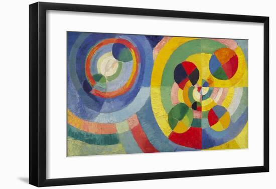 Circular Forms, 1930-Robert Delaunay-Framed Premium Giclee Print