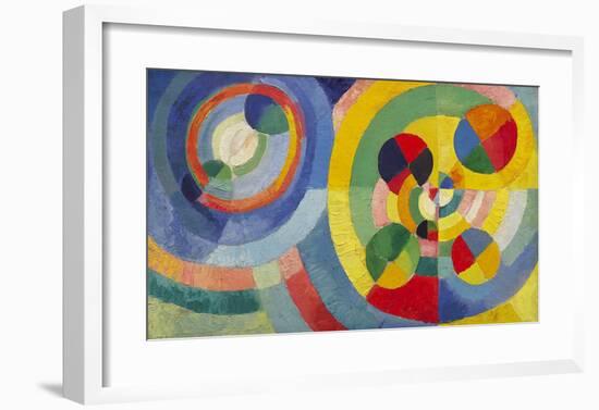 Circular Forms, 1930-Robert Delaunay-Framed Premium Giclee Print