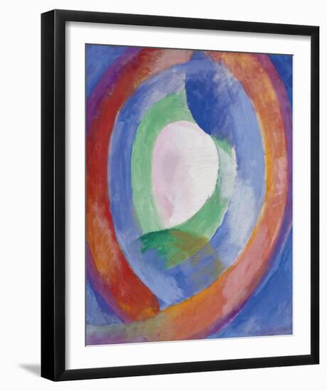 Circular Forms, Moon No. 1, 1913-Robert Delaunay-Framed Premium Giclee Print