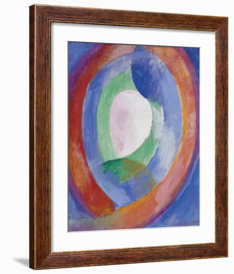 Circular Forms, Moon No. 1, 1913-Robert Delaunay-Framed Premium Giclee Print