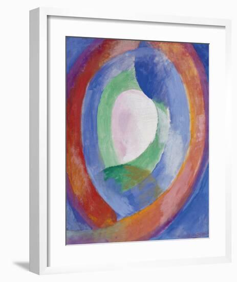 Circular Forms, Moon No. 1, 1913-Robert Delaunay-Framed Premium Giclee Print