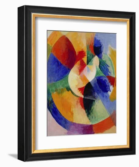 Circular Forms, Sun (Formes circulaires, soleil). 1912 - 13-Robert Delaunay-Framed Giclee Print